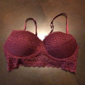 Burgundy Bra